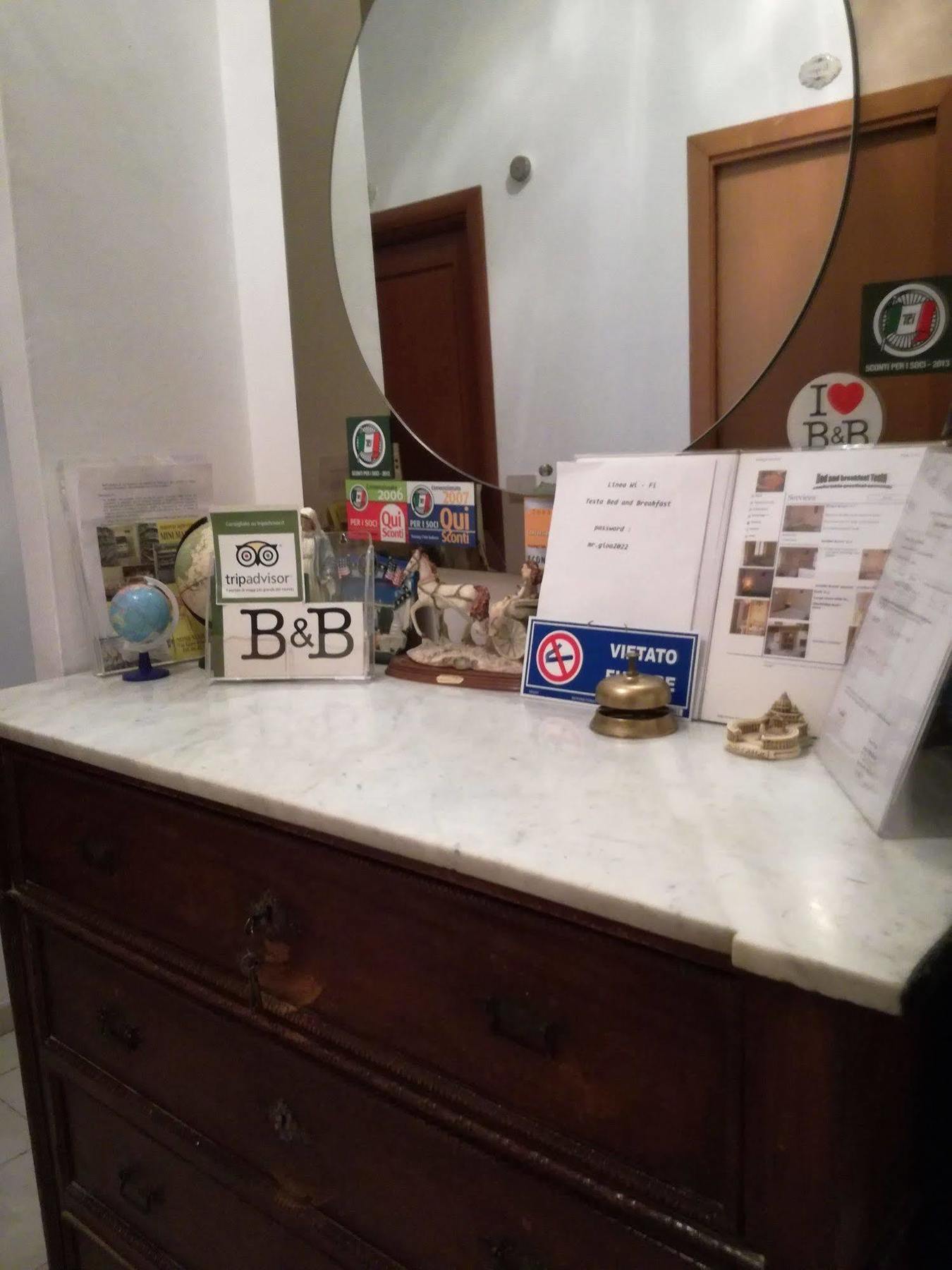 Testa Gioacchino B&B Rom Eksteriør billede